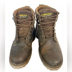 Carolina Men's Brown Work Boots Size 11.5